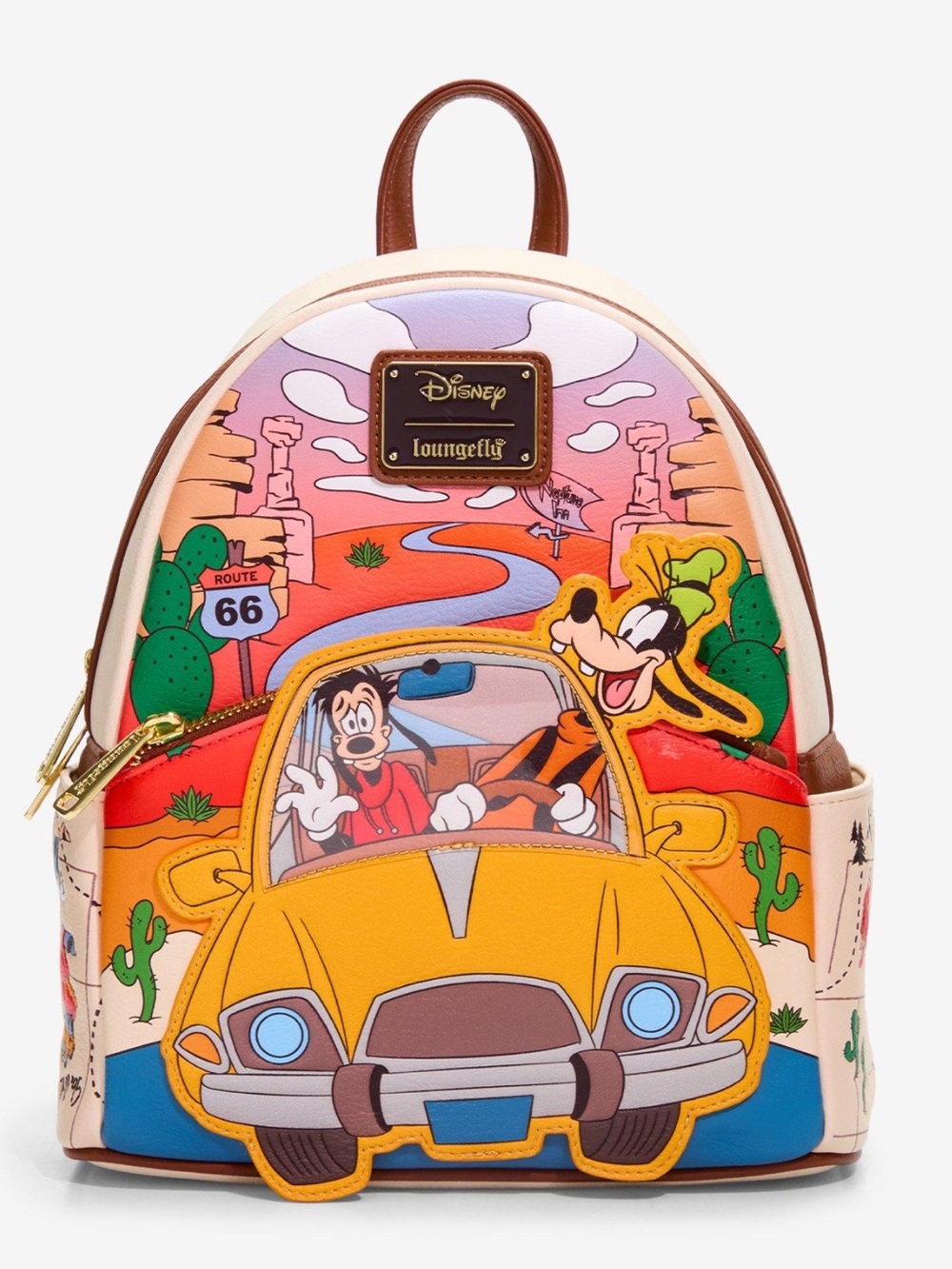 Loungefly Disney NWT  A Goofy Movie Road Trip Mini Backpack